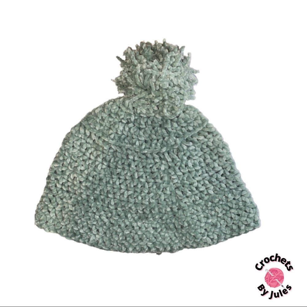 Sea Foam Green Winter Hat